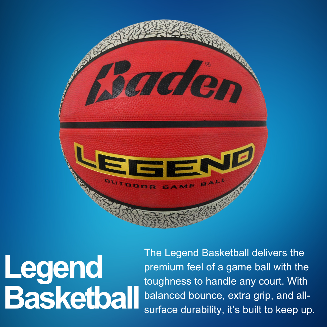 Baden Sports Legend Outdoor Game Rubber Basketball