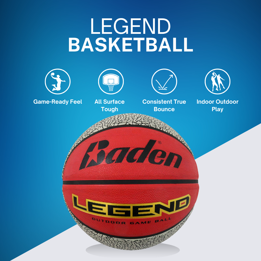 Baden Sports Legend Outdoor Game Rubber Basketball