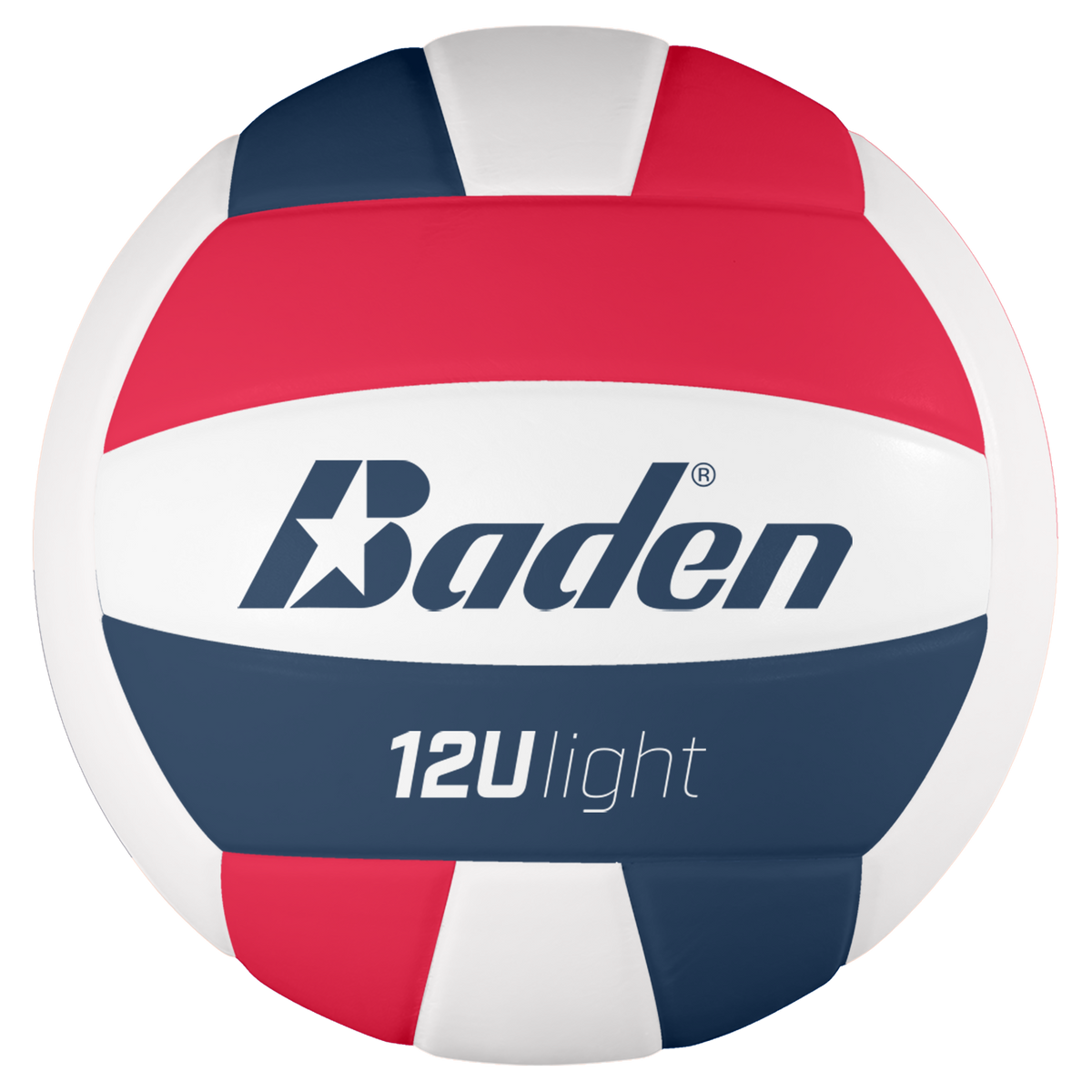 Baden Sports Light Microfiber Volleyball - Red/white/navy