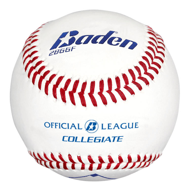 Baden Sports Official League Collegiate Flat Seam Baseballs-1 Dozen