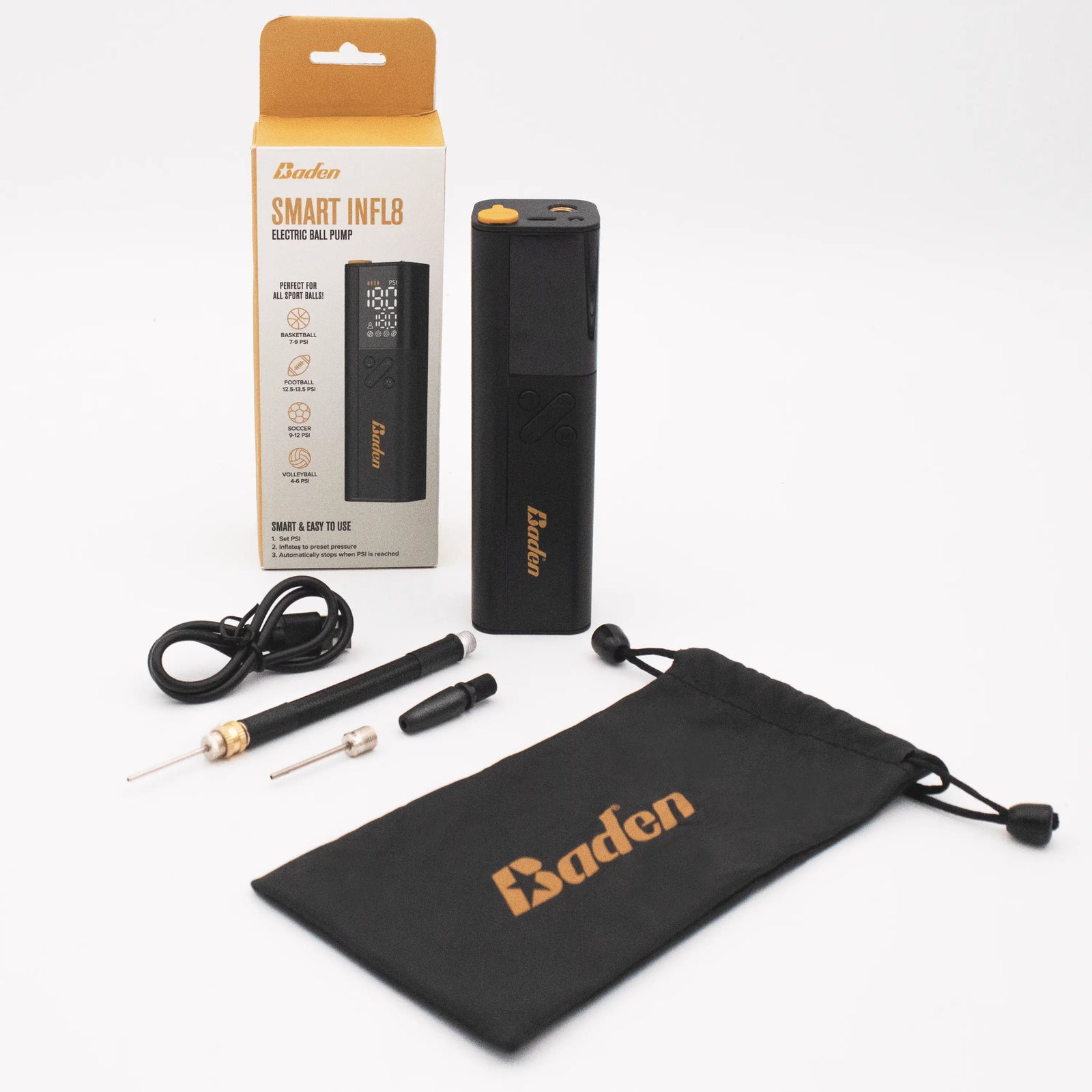 Baden Sports Smart Infl8 Electric Ball Pump