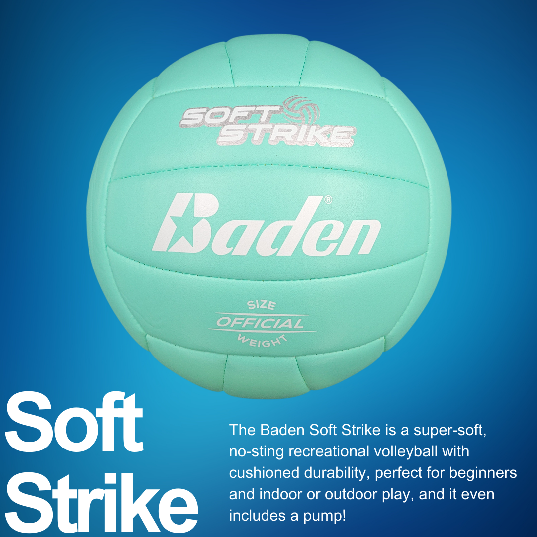 Baden Sports Soft Strike Volleyballs - Teal