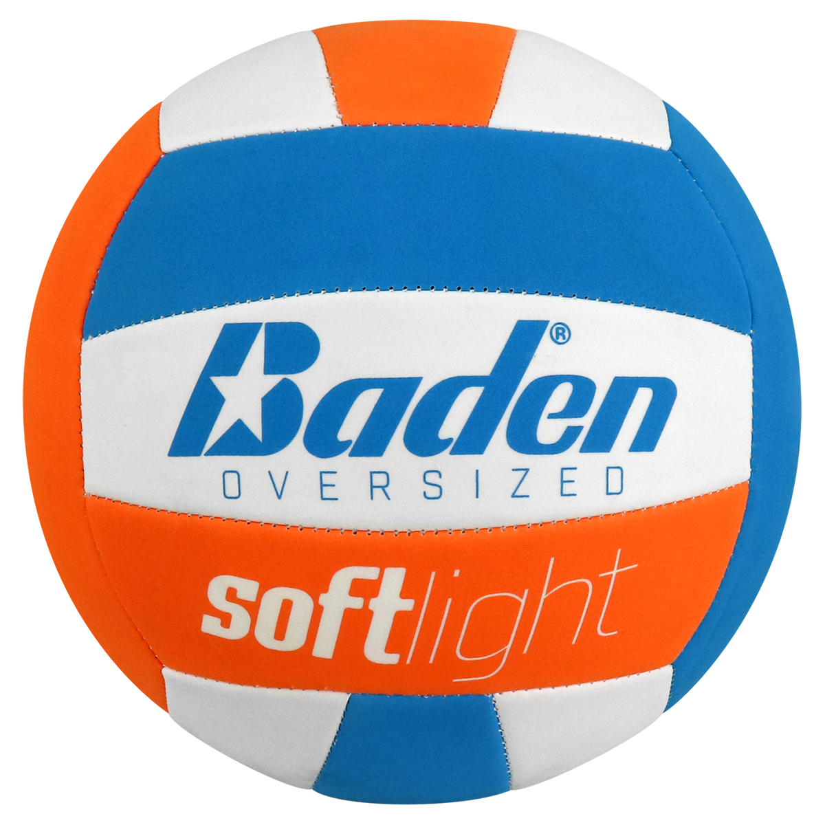 Baden Sports Softlight Youth Oversized Volleyball - Orange/blue