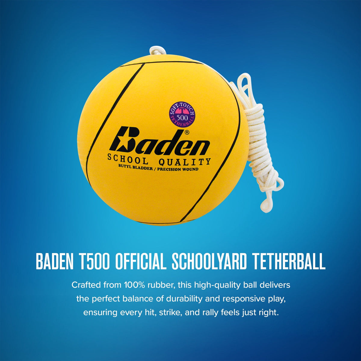 Baden Sports T500 Official Schoolyard Tetherball