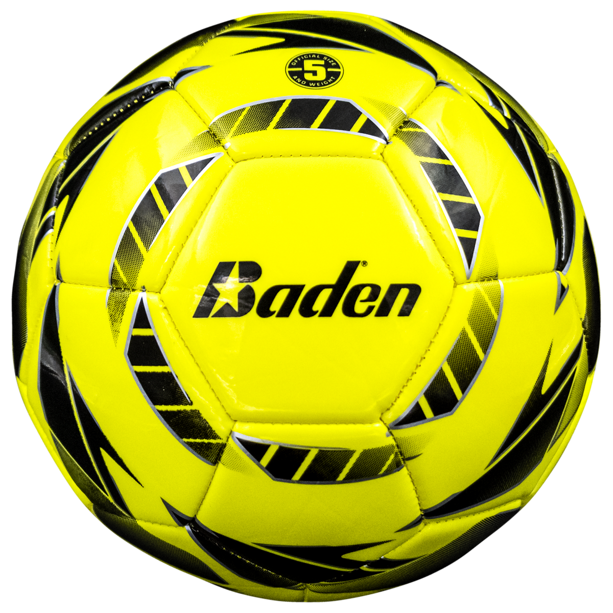 Baden Sports Z-series Soccer Ball - Size 5 / Neon Yellow