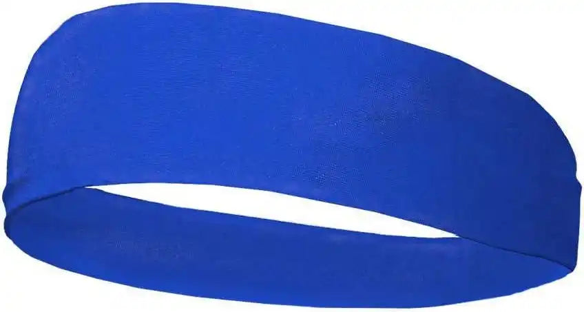 Badger Sport 0301 Wide Head Band Royal / one Size Fits Most