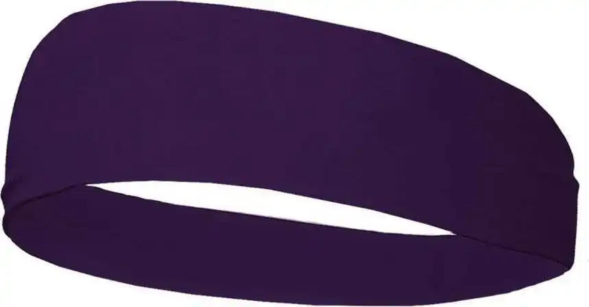 Badger Sport 0301 Wide Headband - Purple - one Size Fits Most