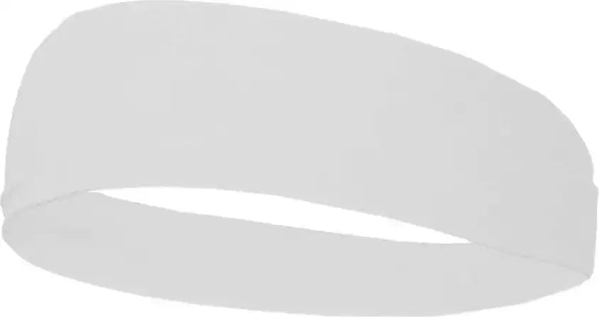 Badger Sport 0301 Wide Headband - White - one Size Fits Most