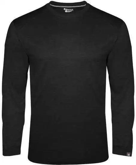 Badger Sport 1001 Fit Flex Long Sleeve Tee - Black