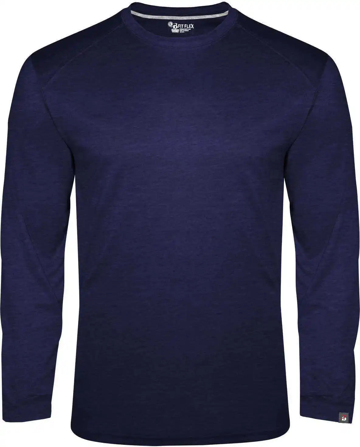 Badger Sport 1001 Fit Flex Long Sleeve Tee Navy