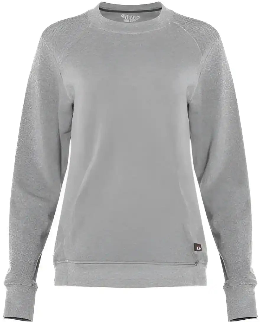 Badger Sport 1041 Fit Flex Ladies’ Crew - Oxford