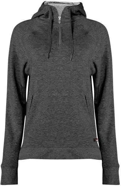 Badger Sport 1051 Fit Flex Ladies’ Hoodie Zip - Charcoal