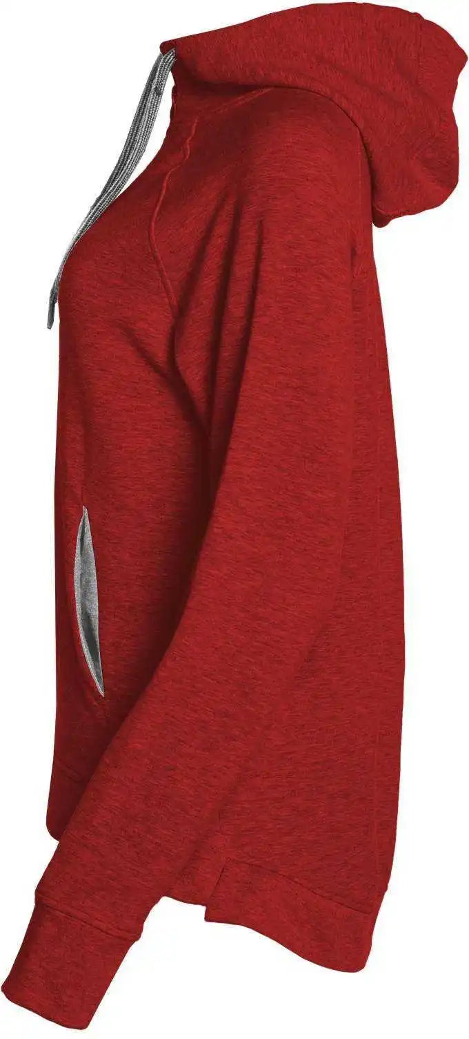 Badger Sport 1051 Fit Flex Ladies’ Hoodie Zip - Red