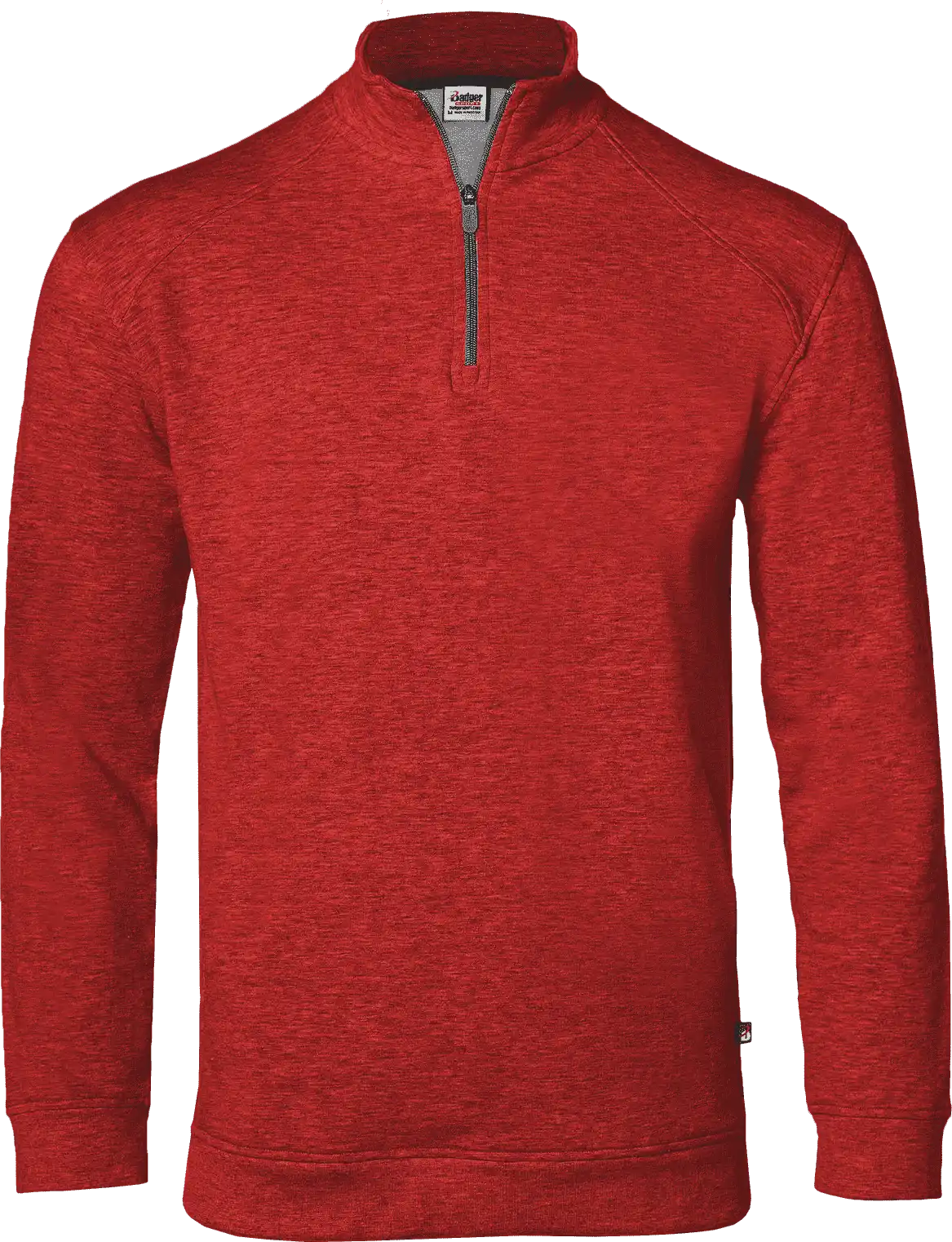 Badger Sport 1060 Fit Flex 1/4 Zip - Red
