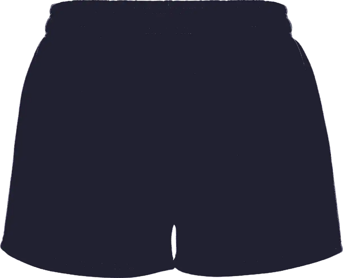 Badger Sport 1203 Athletic Fleece Women’s Short - Navy