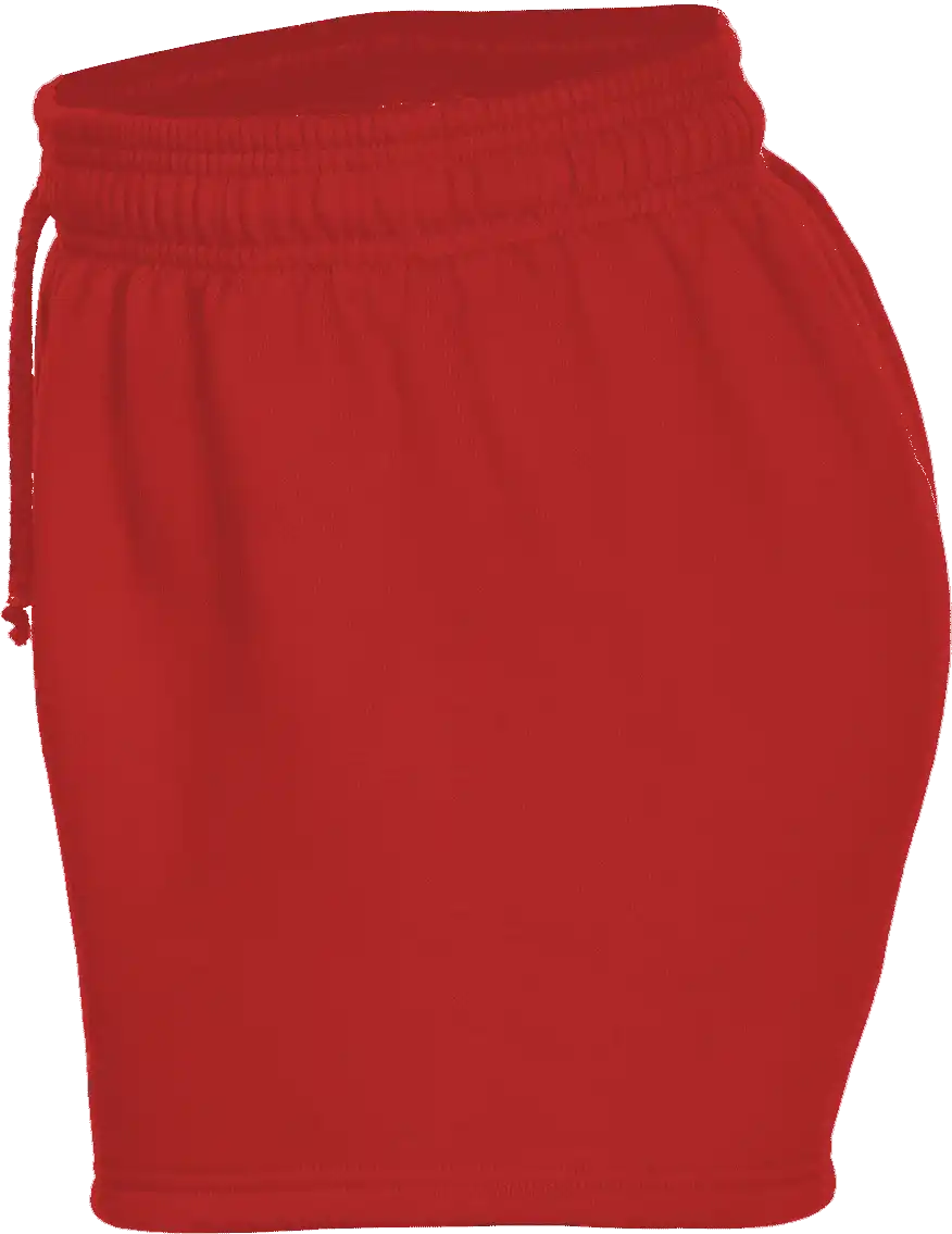 Badger Sport 1203 Athletic Fleece Women’s Short - Red