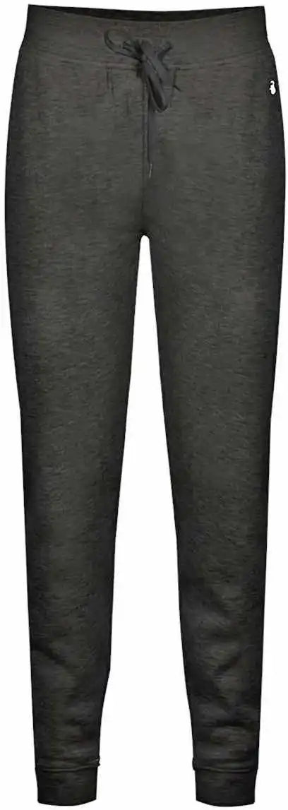 Badger Sport 1216 Athletic Fleece Ladies Jogger Pant - Ash