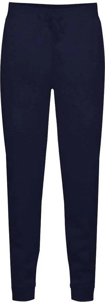 Badger Sport 1216 Athletic Fleece Ladies Jogger Pant - Navy