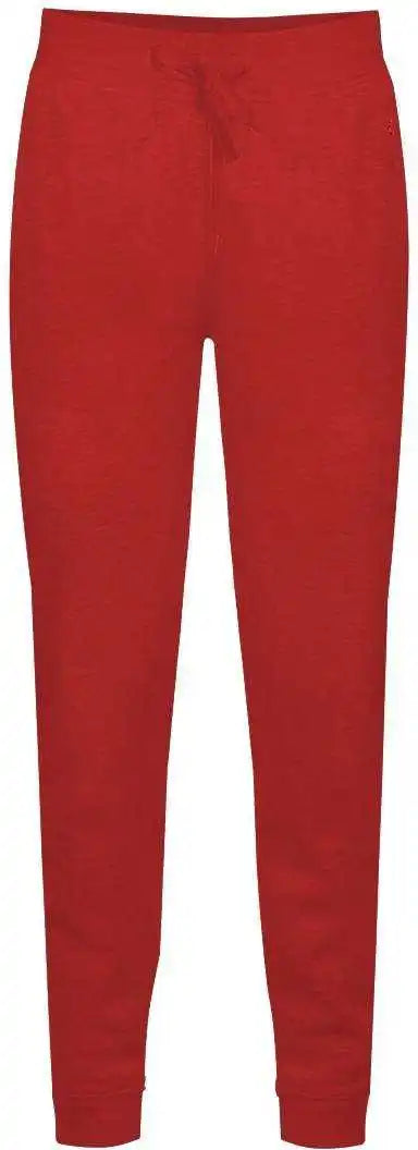 Badger Sport 1216 Athletic Fleece Ladies Jogger Pant - Red
