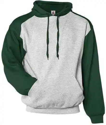 Badger Sport 1249 Athletic Fleece Hoodie Oxford Forest