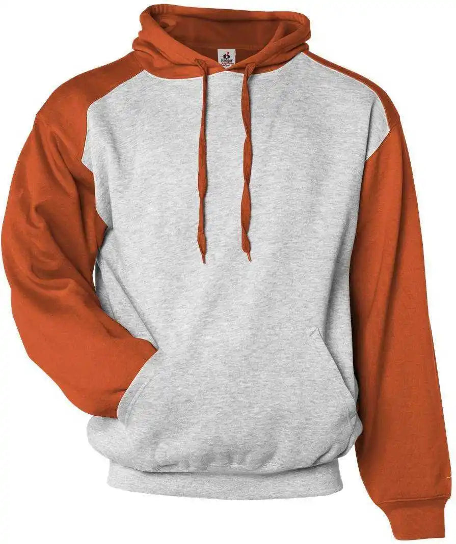 Badger Sport 1249 Athletic Fleece Hoodie - Oxford Orange