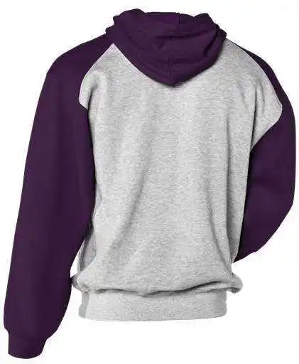 Badger Sport 1249 Athletic Fleece Hoodie - Oxford Purple