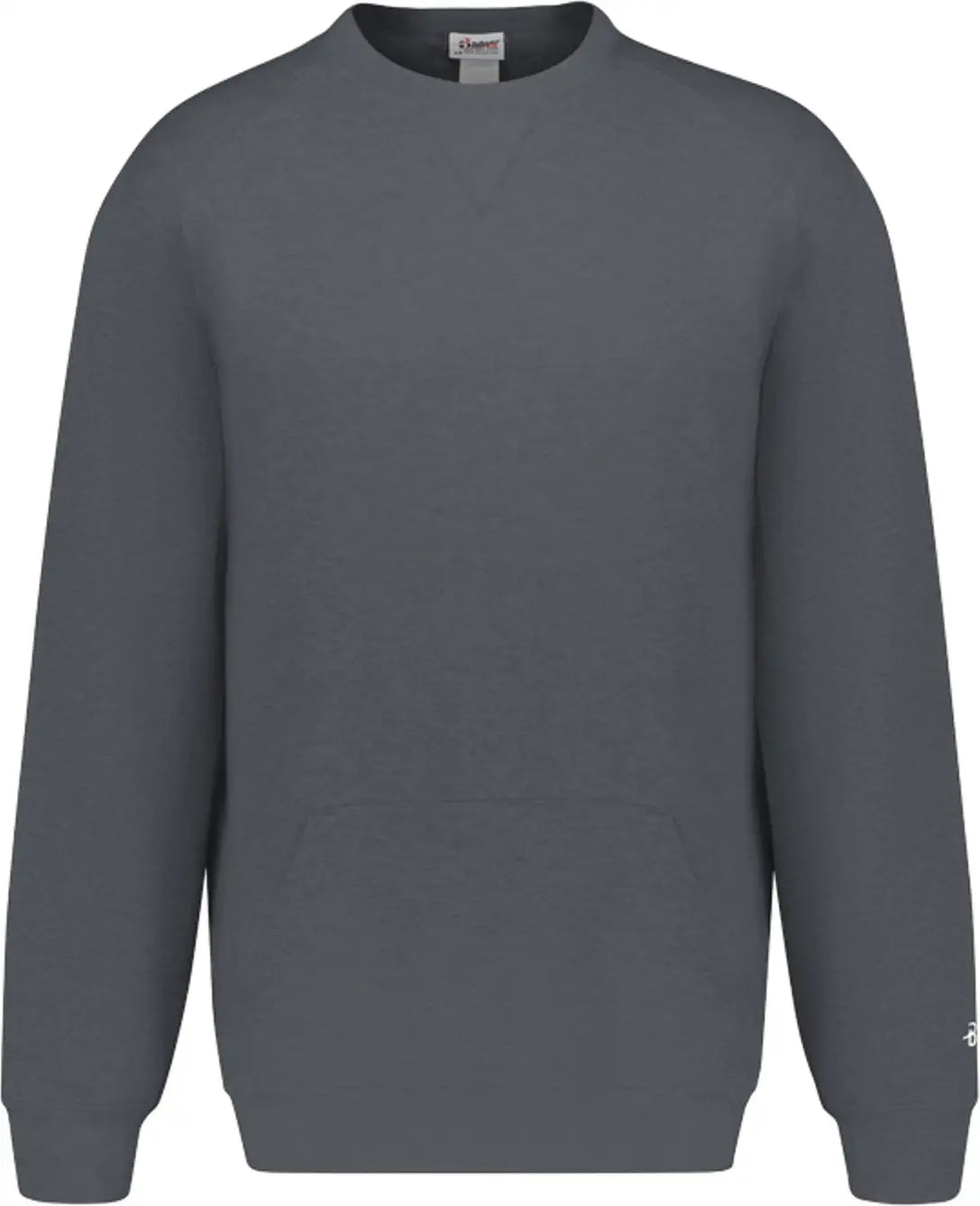 Badger Sport 1252 Pocket Crew - Charcoal