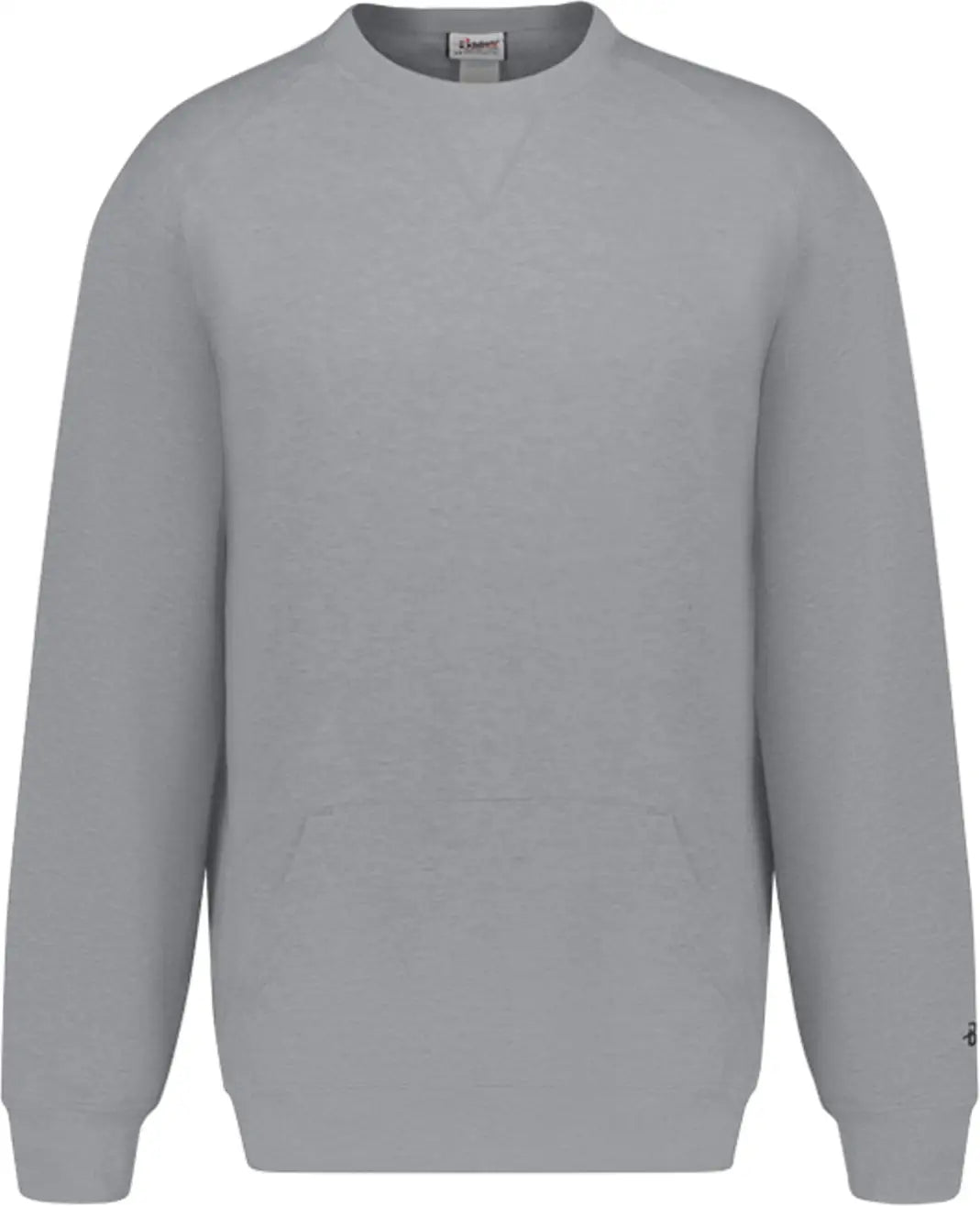 Badger Sport 1252 Pocket Crew - Oxford Gray
