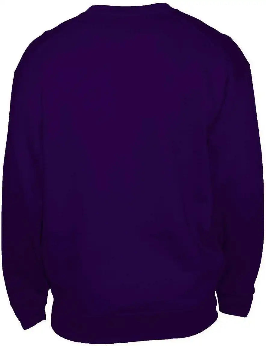 Badger Sport 1252 Pocket Crew - Purple