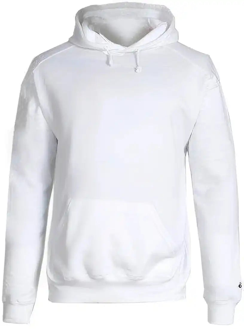 Badger Sport 1254 Hooded Sweatshirt White