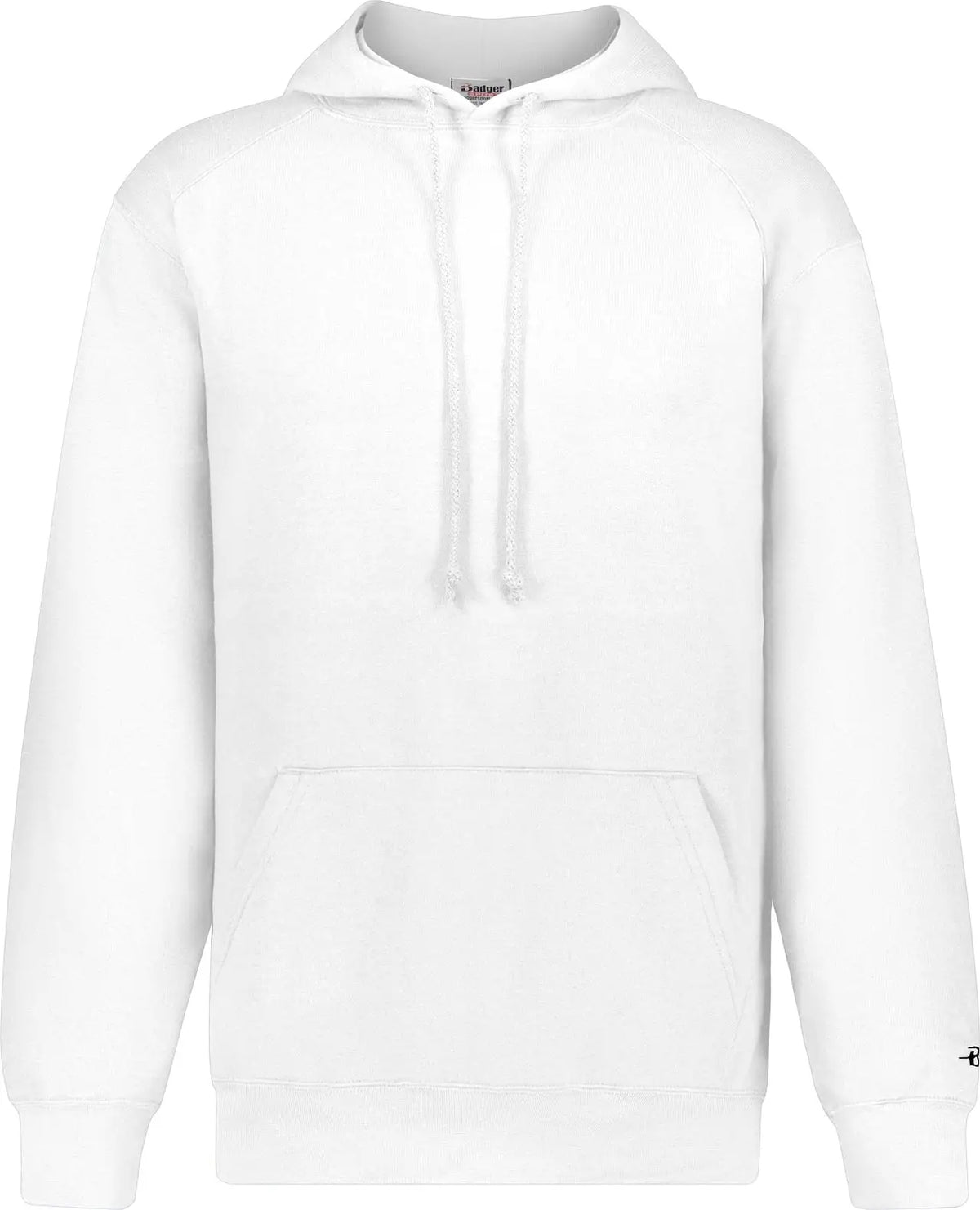 Badger Sport 1254 Hooded Sweatshirt - White