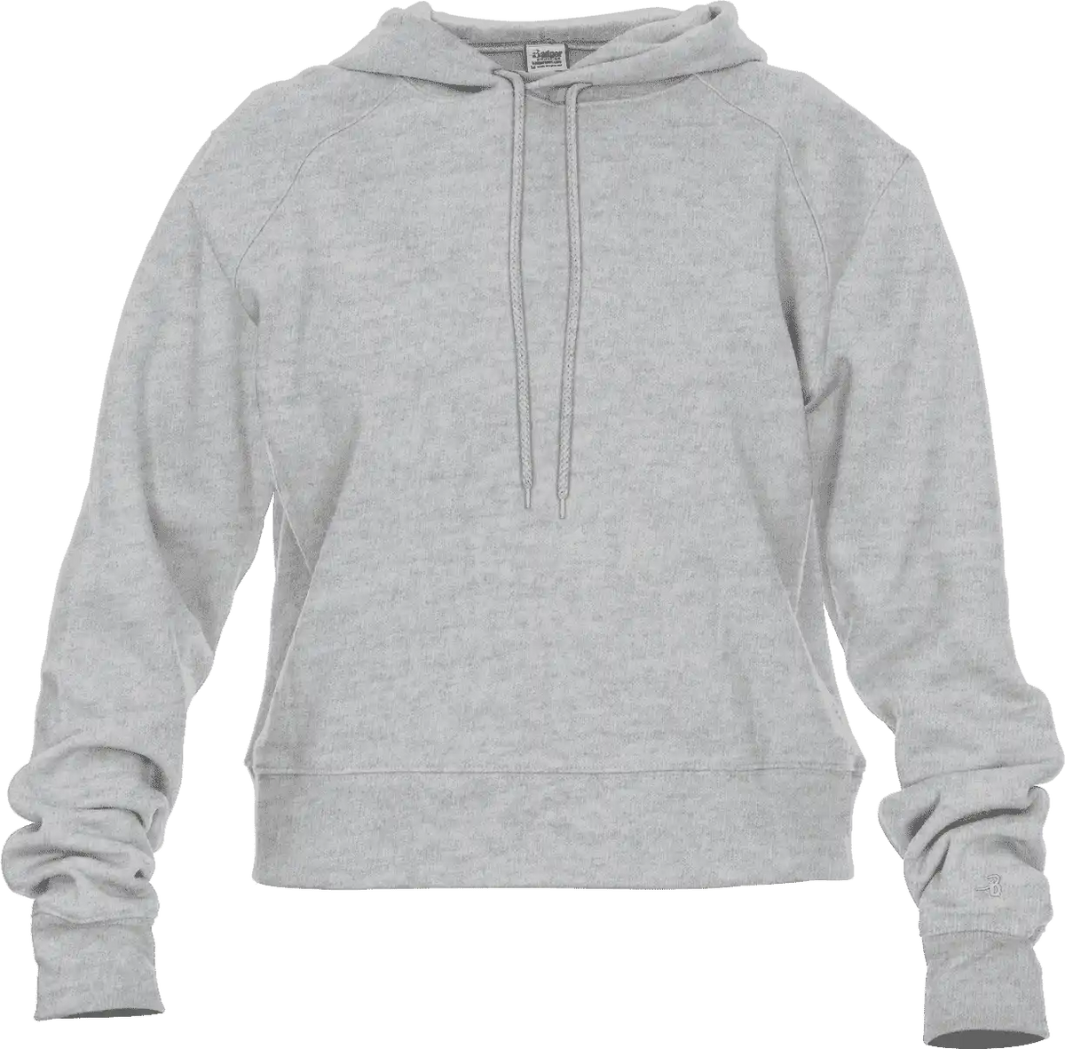 Badger Sport 1261 Athletic Fleece Women’s Crop Hoodie - Oxford