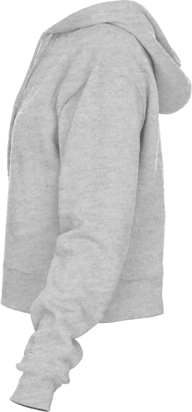 Badger Sport 1261 Athletic Fleece Women’s Crop Hoodie - Oxford
