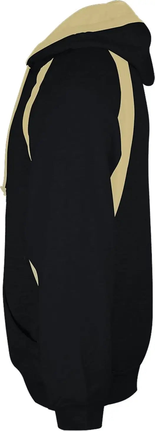 Badger Sport 1262 Hook Hoodie - Black Vegas Gold