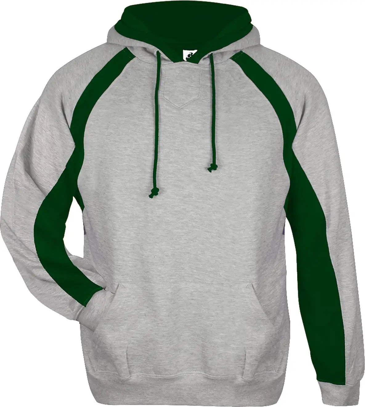 Badger Sport 1262 Hook Hoodie - Oxford Gray Forest
