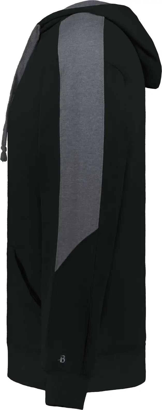 Badger Sport 1265 Saber Hoodie - Black Charcoal