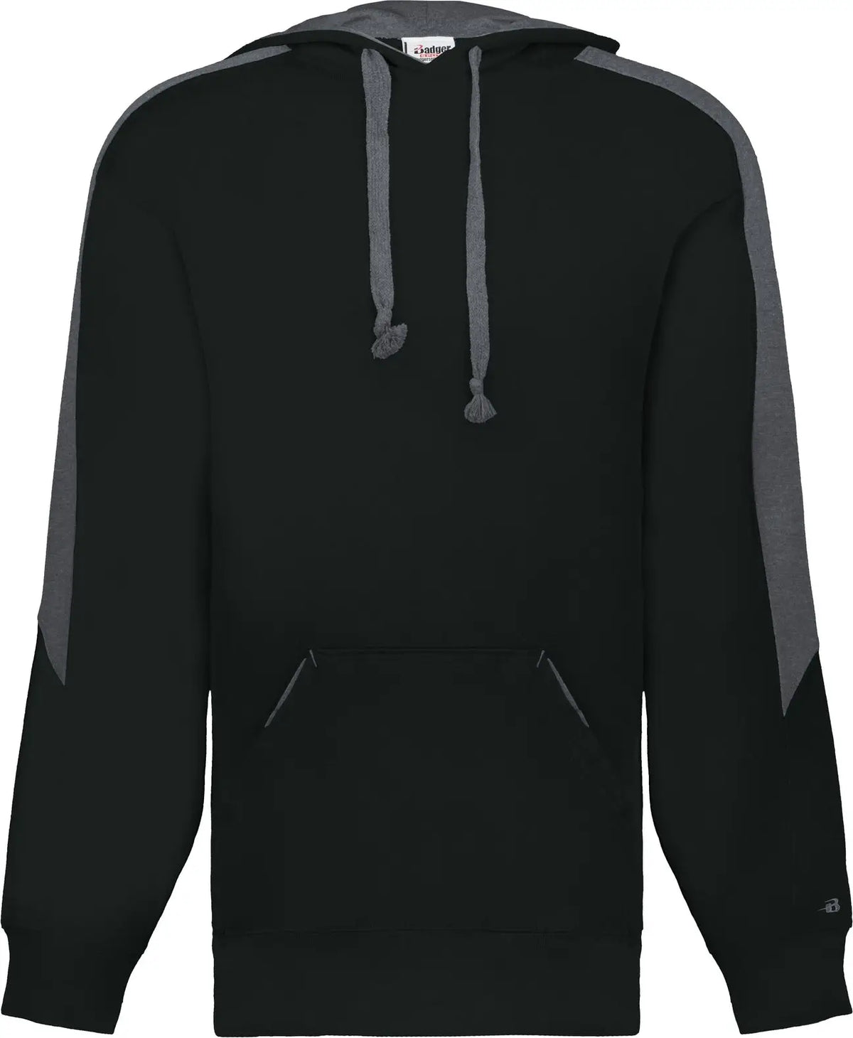 Badger Sport 1265 Saber Hoodie - Black Charcoal