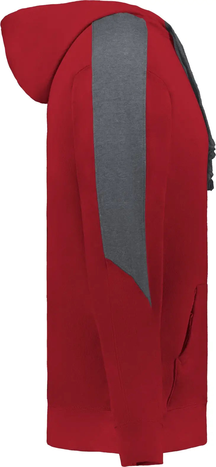 Badger Sport 1265 Saber Hoodie - Red Charcoal