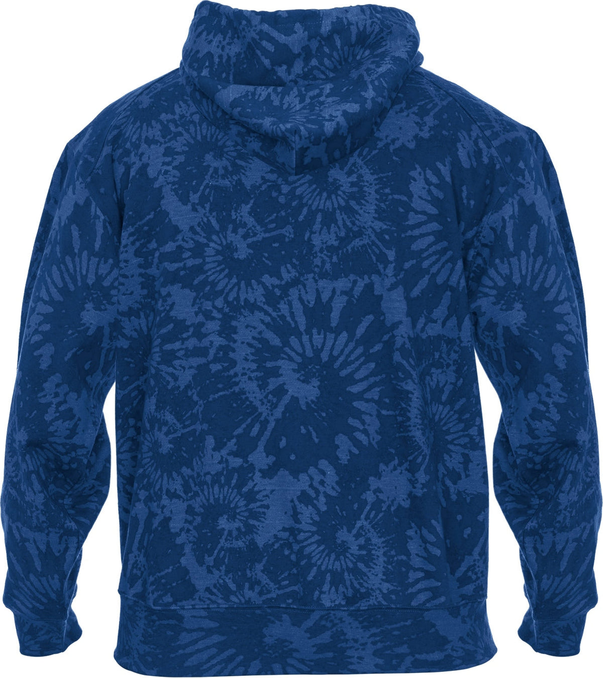Badger Sport 1275 Athletic Fleece Tie-dye Hoodie - Royal Vintage