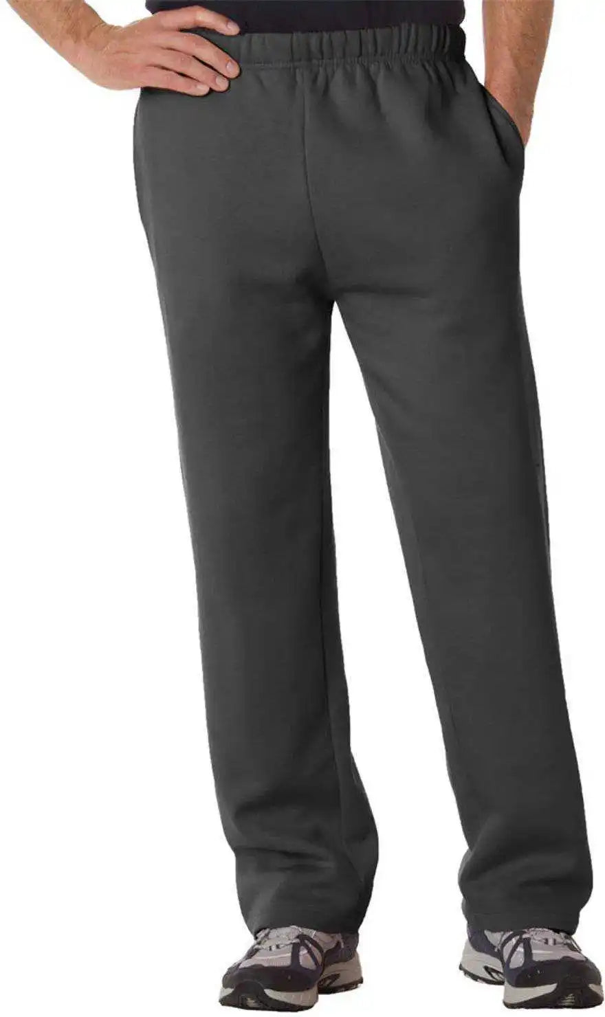 Badger Sport 1277 Open Bottom Fleece Pant - Charcoal