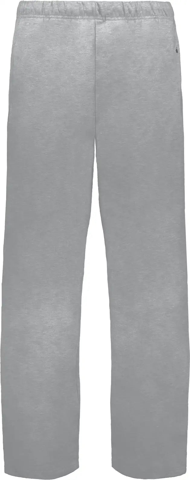 Badger Sport 1277 Open Bottom Fleece Pant - Oxford Gray