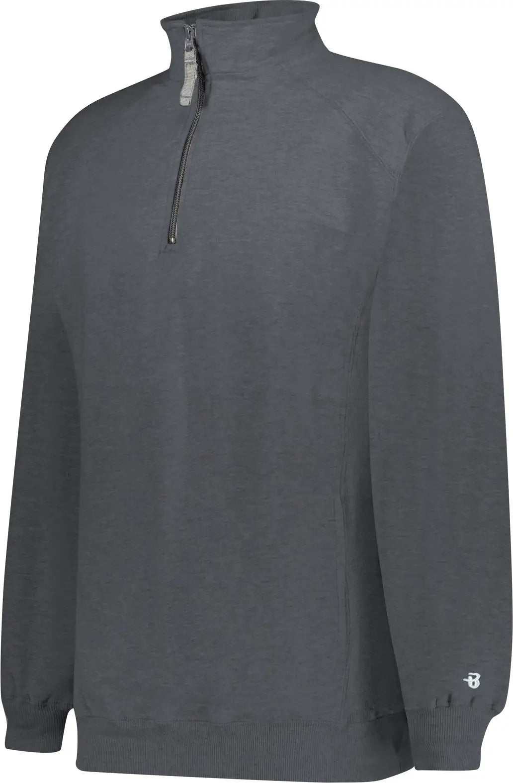 Badger Sport 1286 1/4 Zip Fleece Pullover - Charcoal