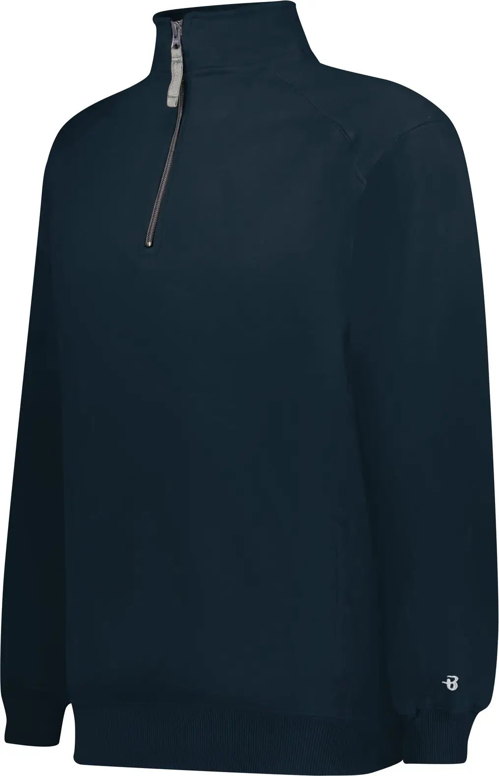 Badger Sport 1286 1/4 Zip Fleece Pullover - Navy