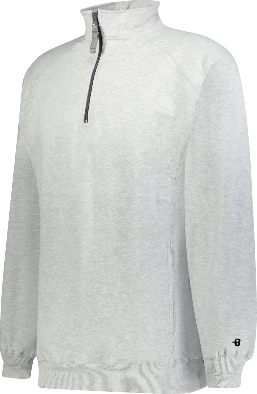 Badger Sport 1286 1/4 Zip Fleece Pullover - Oxford Gray