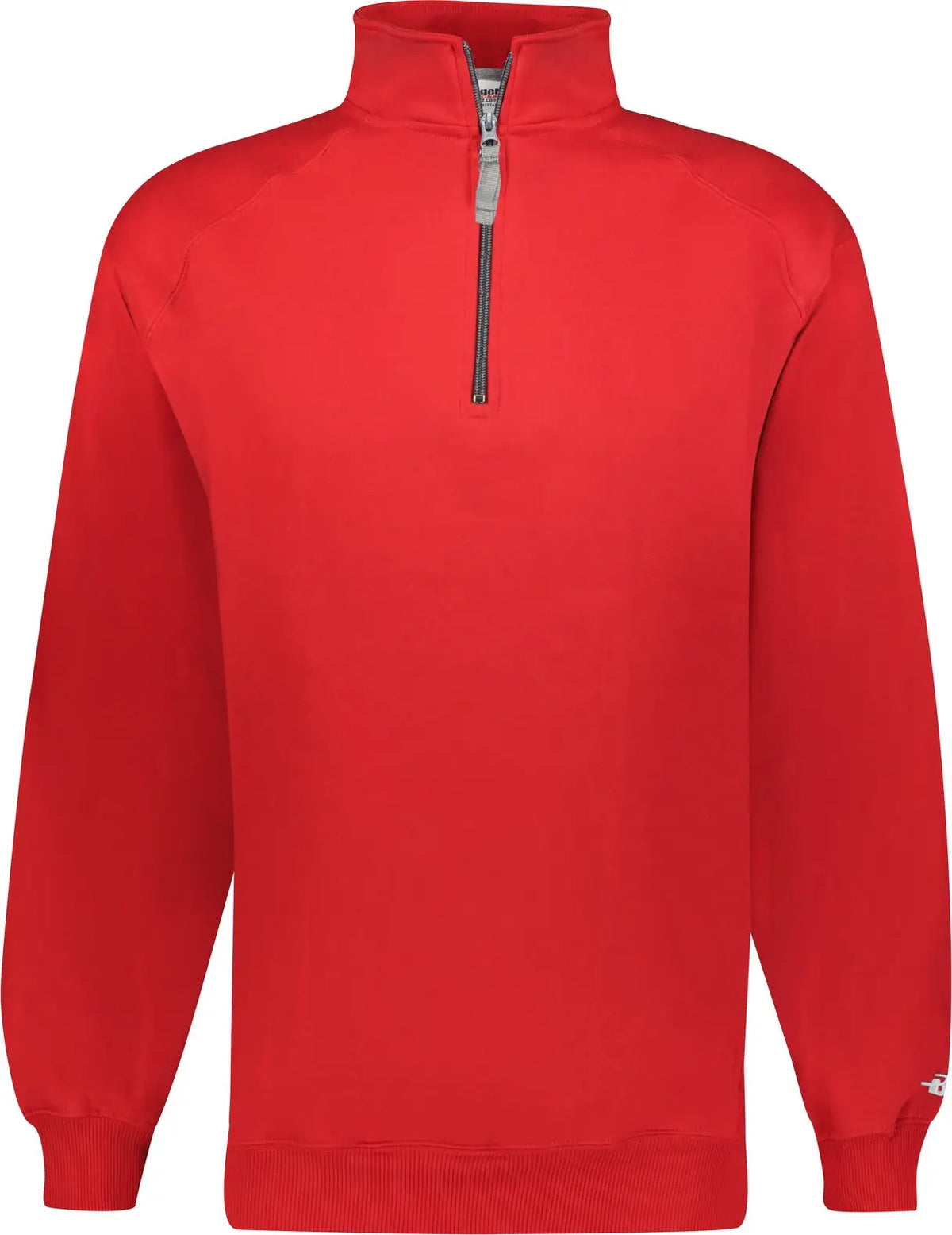 Badger Sport 1286 1/4 Zip Fleece Pullover - Red