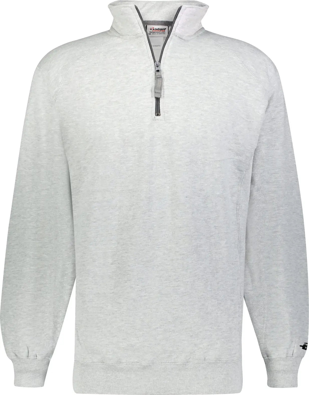 Badger Sport 128600 1/4 Zip Fleece Pullover - Oxford Gray