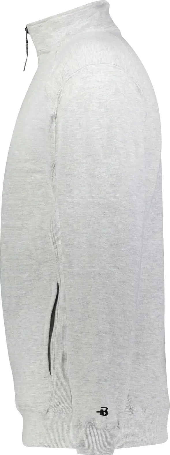 Badger Sport 128600 1/4 Zip Fleece Pullover - Oxford Gray