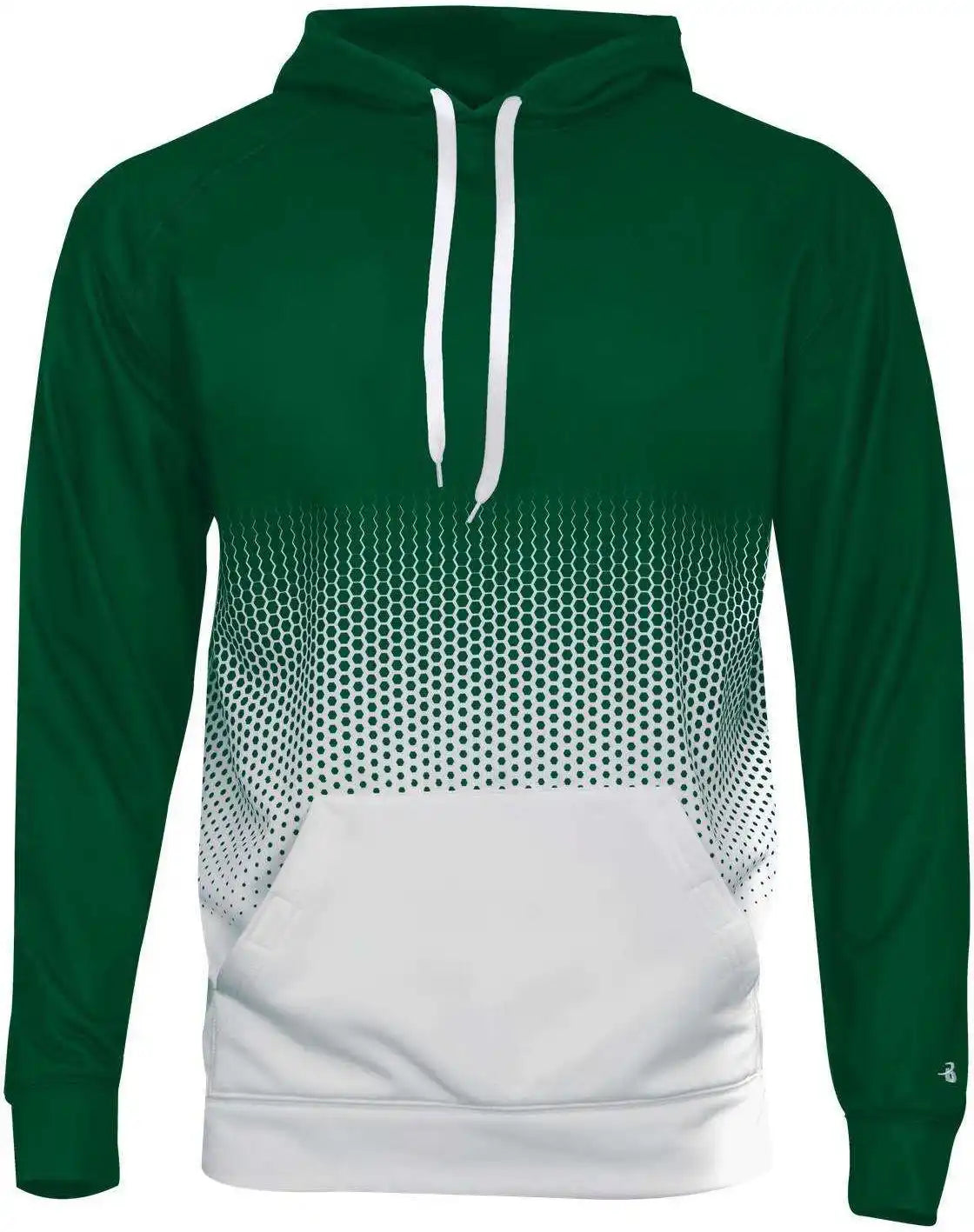 Badger Sport 1404 Hex 2.0 Hoodie - Forest