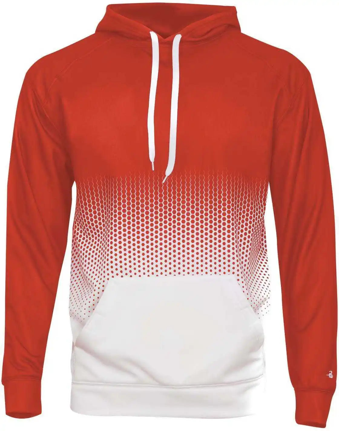 Badger Sport 1404 Hex 2.0 Hoodie - Orange