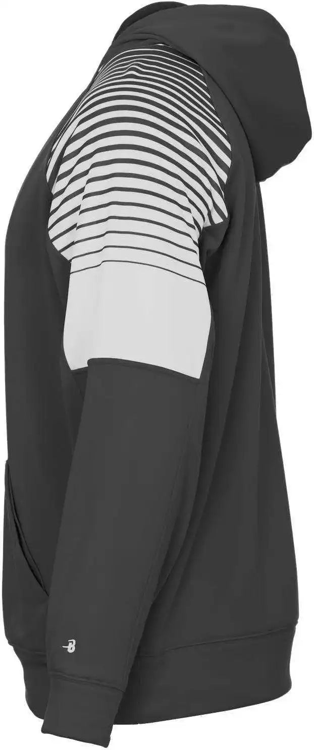 Badger Sport 1405 Lineup Fleece Hoodie Graphite